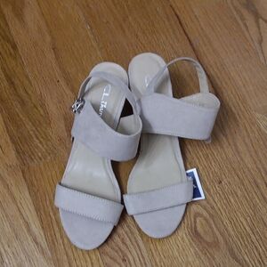 CL by Laundry Taupe Sandals
